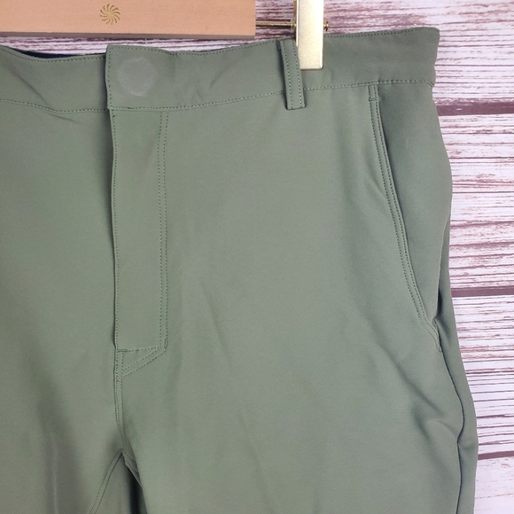 TEREN Mens 35 Green 10" Inseam Daily Driver Chino Shorts                     #63 - Picture 4 of 12